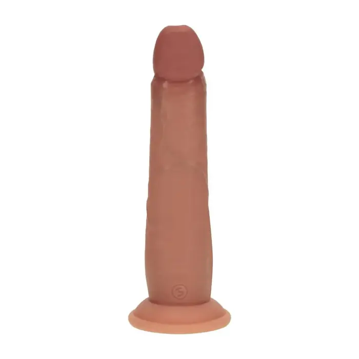 Vive REA226 – dual density silicone realistic dildo with sliding skin – tan – 20.5 cm