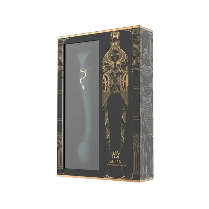 ZALO Queen PulseWave вибратор для точки G – 18 cm (7″) – золотой