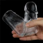 Flawless Clear Penis Sleeve Add 2" – transparent TPR penis extender sleeve — Photo 7