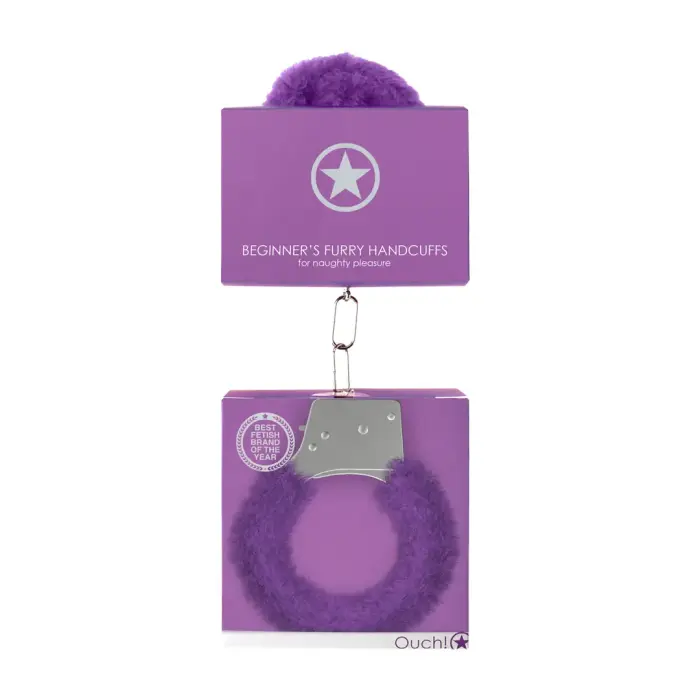 Beginner's Furry Handcuffs – Purple
