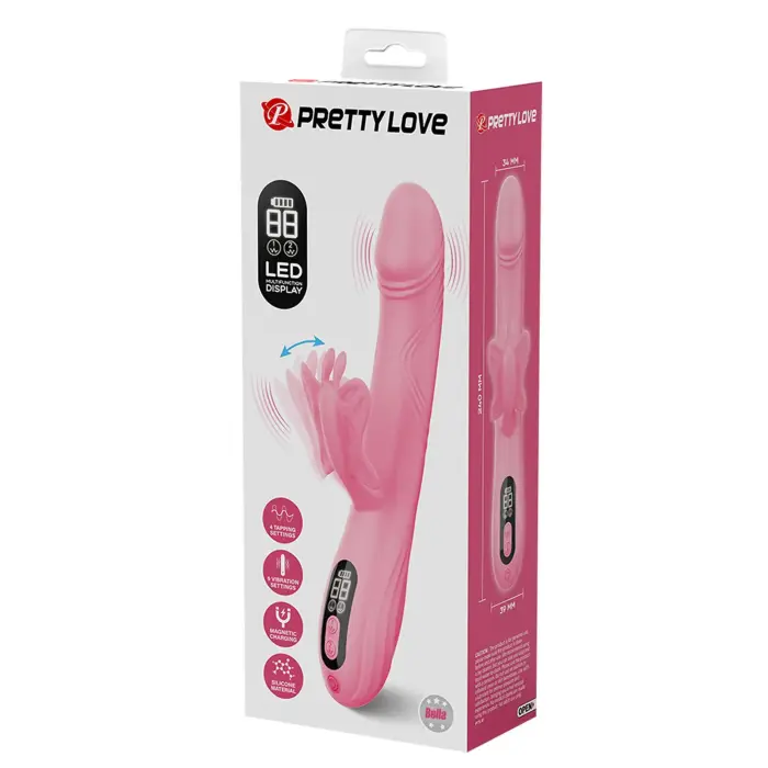 Pretty Love Bella кролик-вибратор – 24 см – розовый