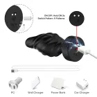 Limonster Vibrating Anal Plug – Black — Photo 3