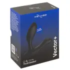We-Vibe Vector+ – elastīgs divu motoru prostatas vibrators ar lietotni – ogles melns — Foto 1