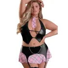 Magic Silk Sexy Sophomore kostīmu komplekts – rozā – XXL — Foto 2