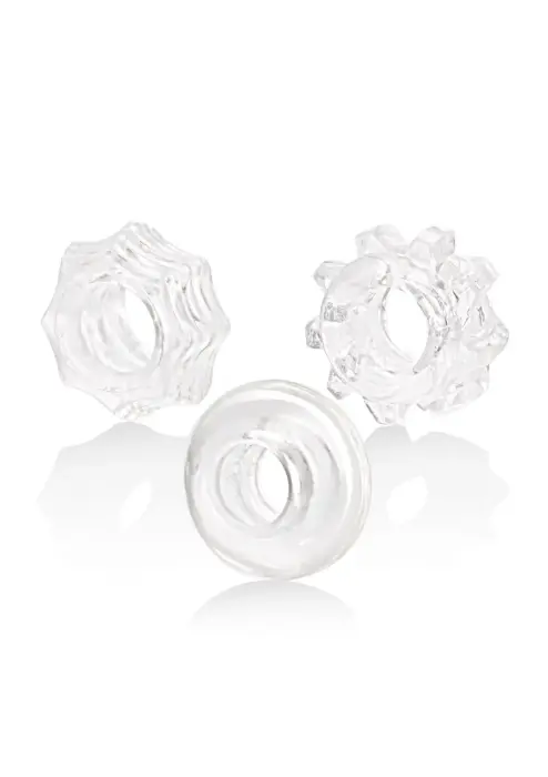 Reversible Cock Ring Set – Clear