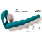 Strap-on Pure Passion Farnell vibrators – 17 cm (6.5″) – zaļš Foto 1