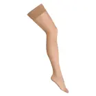 Hold Ups H013 zeķes ar mežģīņu jostu un silikonu – miesas krāsa – L/XL — Foto 1