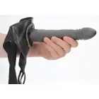 Twisted Hollow Strap-On – pelēks Foto 9