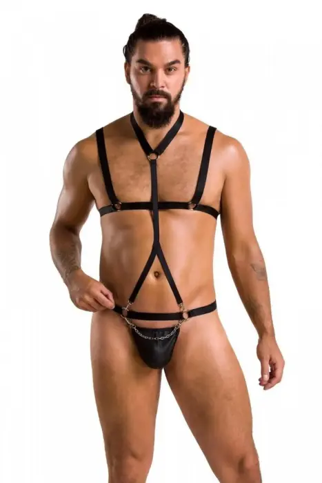 Passion Andrew Harness Set – Black – XXL