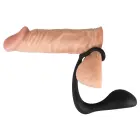 Black Velvets erekcijas gredzens un anālais spraudnis – 10 cm – Melns — Foto 9