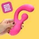 CRUSHIOUS Pleaser кролик-вибратор с вращающейся стимуляцией – 17.7 cm (7″) – розовый — Фото 2