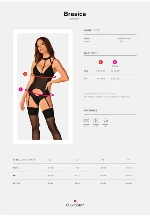 Bielizna Brasica corset – XS/S