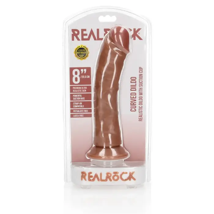 Liekts reālistisks dildo ar piesūcekni – 20.5 cm (8″)