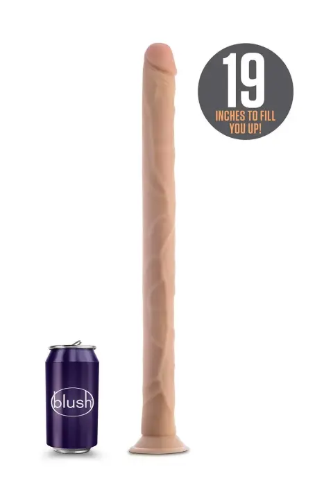 DR. SKIN Reālistisks dildo ar piesūcekni – 48.2 cm (19″) – Miesas krāsa