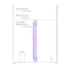 Realistic Clear Double Dildo – 45 cm (18″) — Photo 3