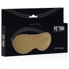 Fetish Submissive Origen Vegan Leather Mask with Neoprene Lining – Black — Photo 4
