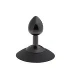 MALESATION Aluminum Anal Plug with Suction Cup – S – Black — Photo 2