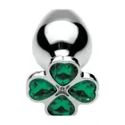 Lucky Clover Gem анальная пробка – M — Фото 3
