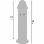 ToyJoy Get Real Deluxe Double-Density Dildo – 32 cm (12.6″) – Skin — Photo 4