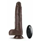 Dr. Skin Silicone Dr. Murphy – thrusting vibrating dildo – chocolate – 8 inch – 50 functions — Photo 2