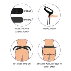 Lovetoy Easy Strap-On Harness – регулируемые полиэстровые ремни – талия 61–142 см – без дилдо — Фото 9