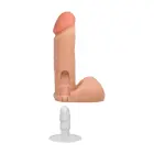ULTRASKYN reālistisks dildo ar sēkliniekiem un piesūcekni – 16.5 cm (6″) — Foto 7