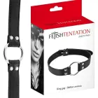 Fetish Tentation reguleeritav O-rõngaga klamber – must — Foto 1