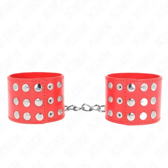 KINK регулируемые красные фиксаторы для запястий – 19-24 cm x 5.5 cm