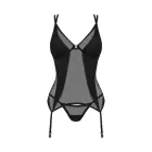Obsessive Nesari Corset Set – Black – XL/XXL — Photo 3
