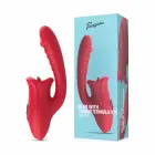 Teazers Multi-Function Vibrating Massager with Clitoral Stimulator – 20 cm (7.9″) – Pink — Photo 1