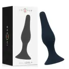 Intense Anal Level 4 pažangus silikoninis analinis kištukas – 15.5 cm – juodas — Nuotrauka 1
