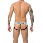 MOB Stripe Classic jockstrap – White – XL — Photo 3