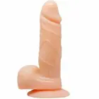 Baile Prime dildo vibruojantis ir besisukantis – 22 cm (8.7″) – kūno spalva — Nuotrauka 3