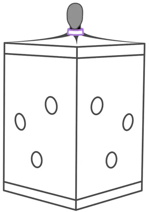 Secret Dome Scandale BDSM rotaļu kabīne – violeta Foto 15