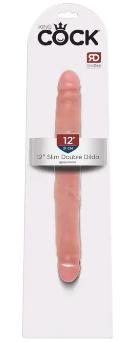 Slim dubultais dildo – 30 cm (12″)