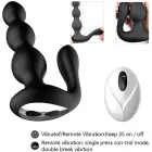 Remote Silicone Anal Beads – Black Photo