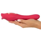 Oral Fun vibraator liikuvate huulte ja vibreeriva keelega – 22.2 cm (8.7″) – roosa — Foto 10