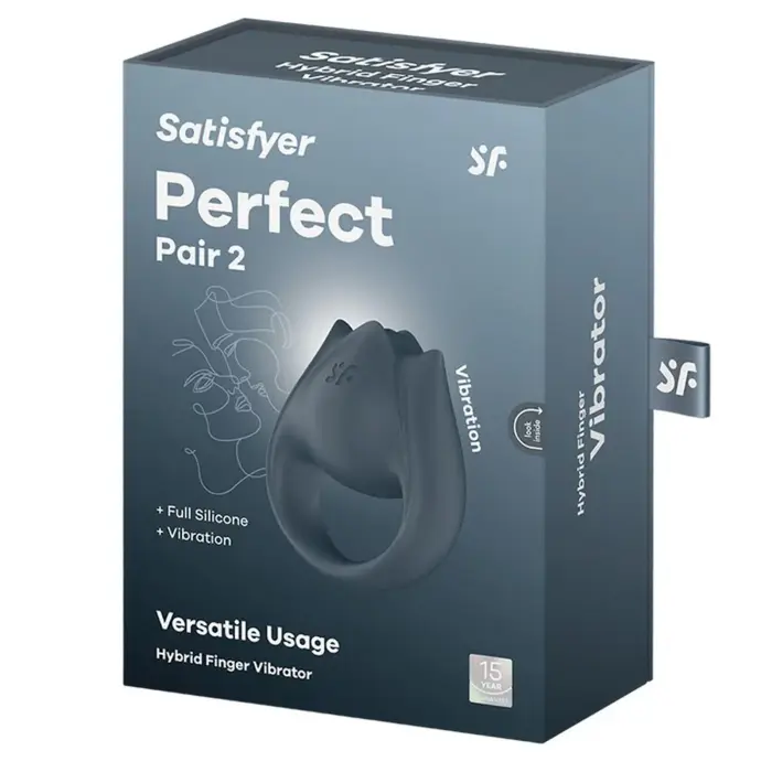 Вибромассажер для пальца / кольцо для члена Satisfyer Perfect Pair 2 – розовый