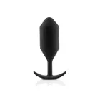 B-Vibe Snug Plug 5 – Anālais spraudnis ar svaru – 16 cm (6.3″) – Melns — Foto 1