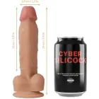 CYBERSILICOCK Oliver strap-on dildo komplekts – 19 cm (7.5″) — Foto 6