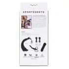 Sportsheets Tied & Twisted melns BDSM komplekts ar virvi un aksesuāriem — Foto 3
