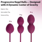 Nova Violetās Kēgela bumbiņas komplekts — Foto 7