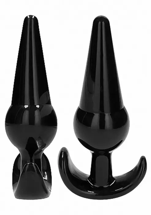 NO. 80 - 4-Piece Butt Plug Set - Black Foto 15