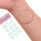 Набор временных татуировок Rose Gold для девичника – 12 шт. — Фото 3