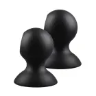 She.E.O silikona krūšu galu piesūcekņi – melni Foto 3