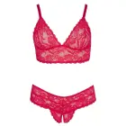 Cottelli Collection Red Lace Lingerie Set 4XL – Wireless, Adjustable Fit — Photo 6