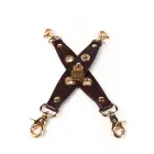 Taboom Cocoaelle – woven vegan leather hogtie connector – cocoa — Photo 4
