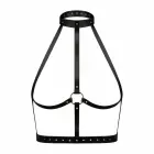 Rosy Gold Body Harness Black – Adjustable Faux Leather Accessory — Photo 4