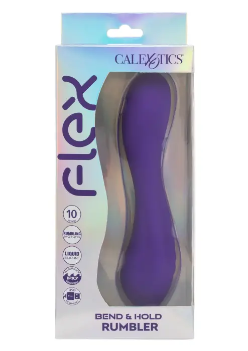 Lokāms Triple Rumbler vibrators – 18 cm (7″) – violets Foto 2