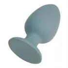 Nude Sage – travel-size silicone anal plug with internal moving ball – 8 cm — Photo 3